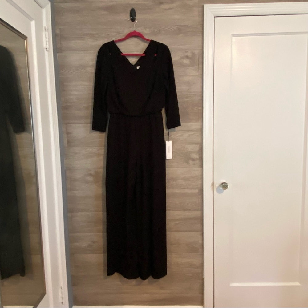 Calvin Klein  Size 8 Black Glitter jumpsuit
